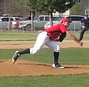 Senior Jardon Weems throws his second  complete game shut out in a row. 