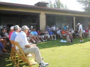 FRED FUNK BEGINS HIS TUESDAY EVENING CLINIC BENEFITING DEVIN'S DESTINY.