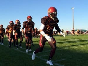 PANTHERS COME OUT TO THE FIELD TO START THE 2014 SEASON