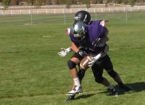 TANNER STEVENS MAKES SNAGS A PASS.