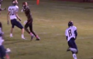 JOHNSON TURNS THE CORNER ON THE GAME WINNING 2 POINT CONVERSION