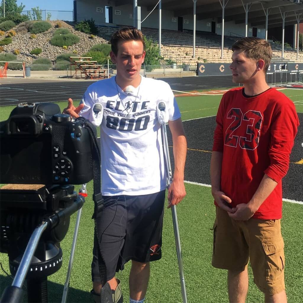 Check out our newest Athlete of the Week: Andy Monroe, Crater Track State Champion. Hit the link in our bio to watch his interview and read the writeup....PC: @chris.janisch
