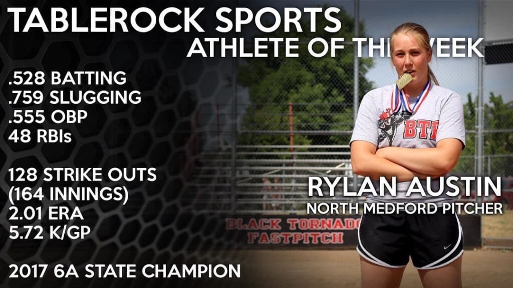 Athlete of the Week, Rylan Austin. Check...