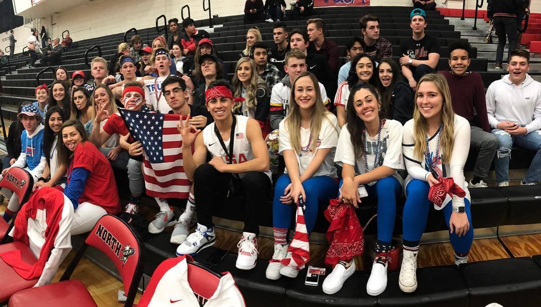 U.S.A. theme at North Medford tonight as…