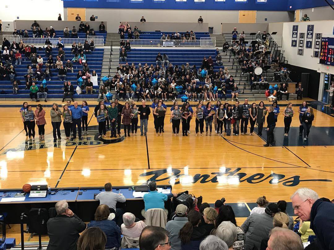 South Medford Dance Team Senior Night. ….